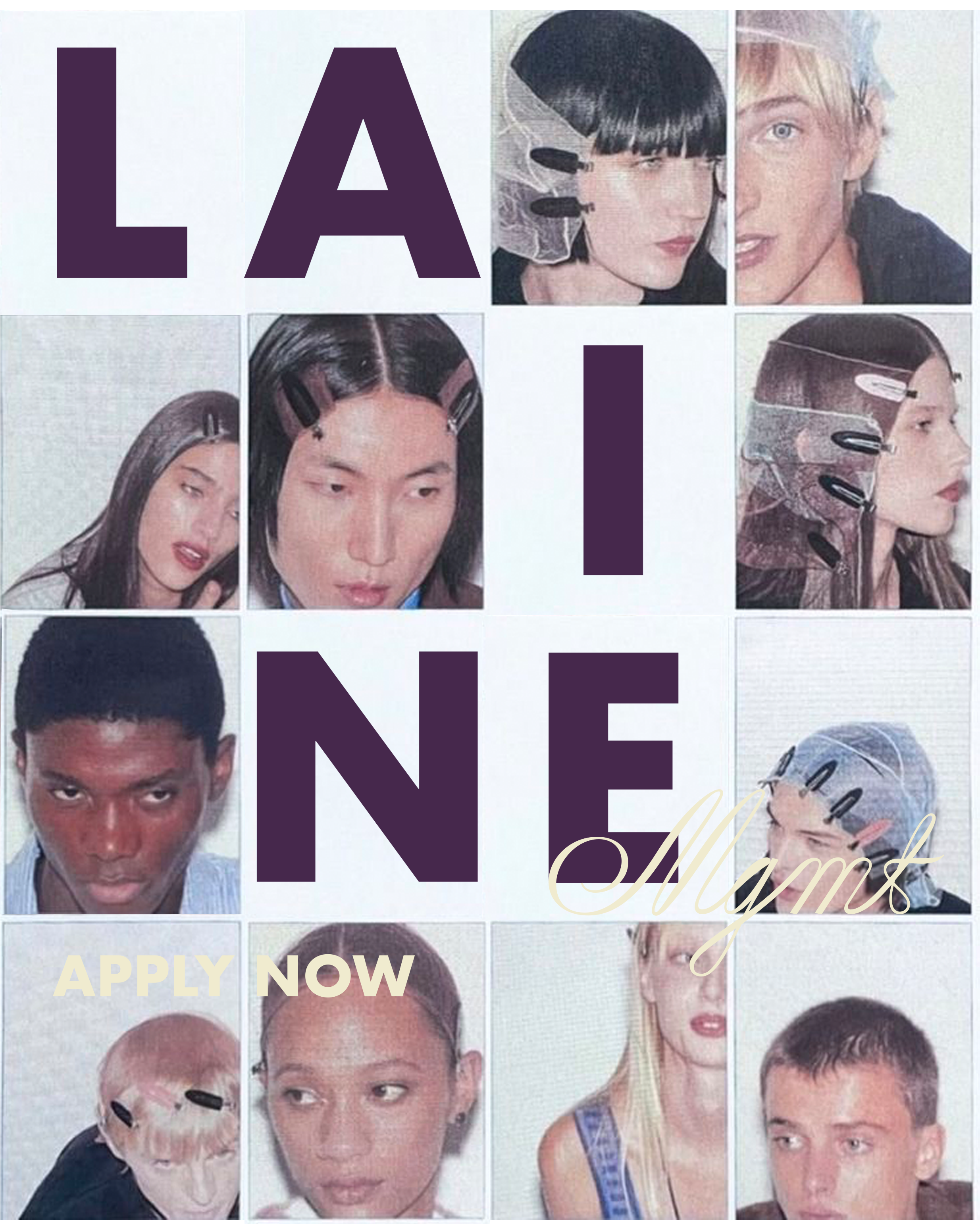 LAINE MGMT casting call collage