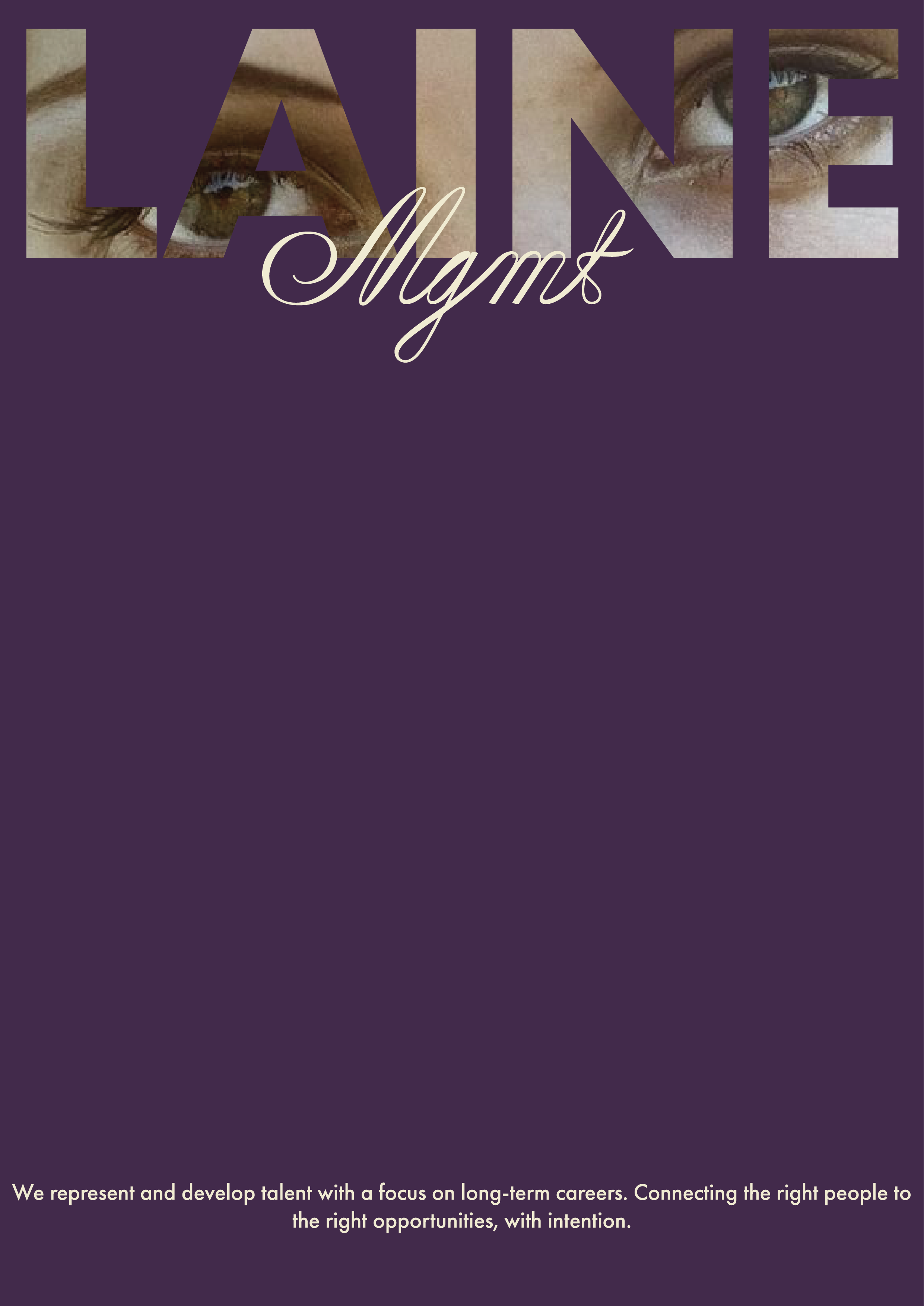 LAINE MGMT poster